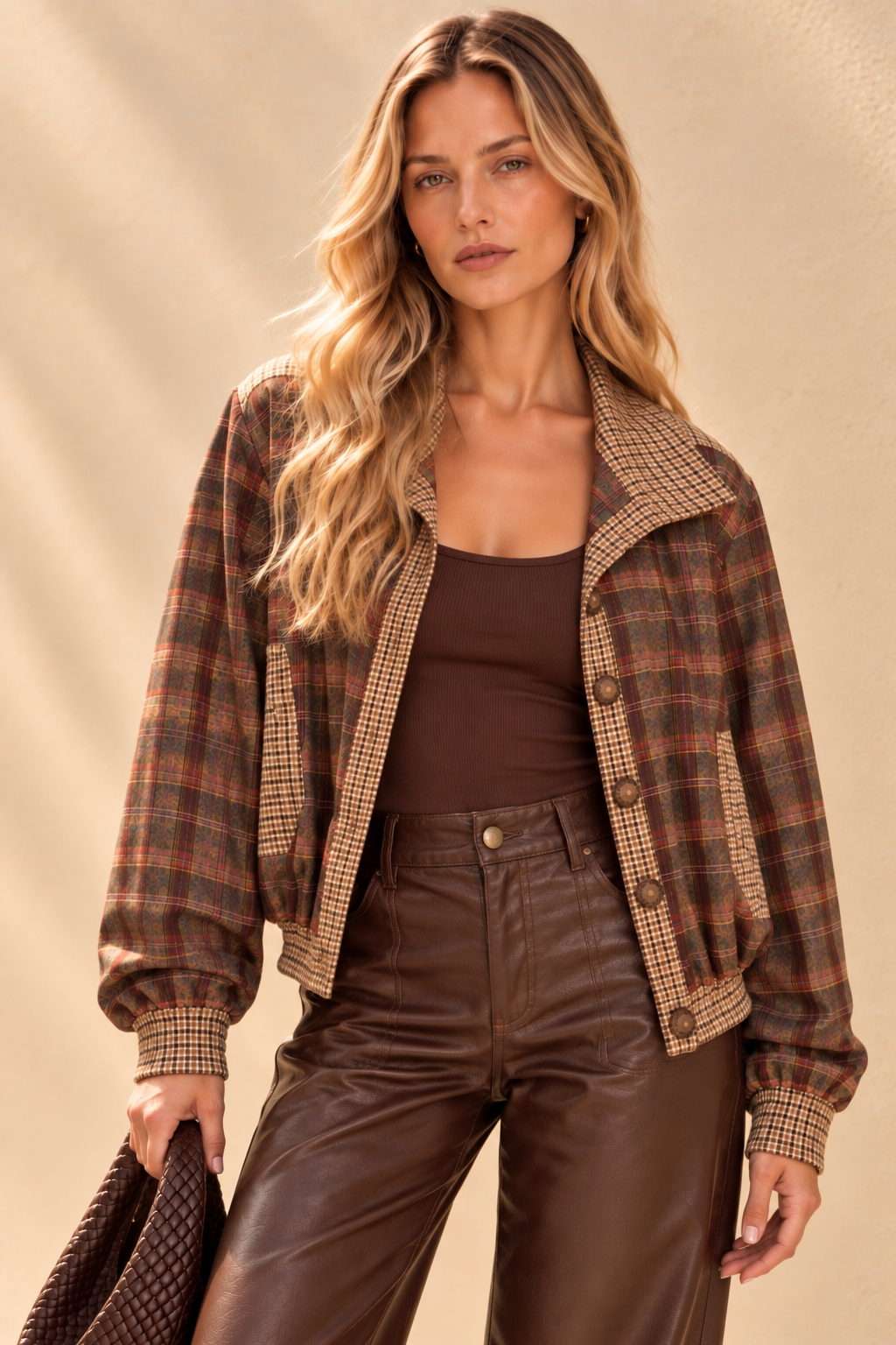 The Hadley Contrast-Check Jacket