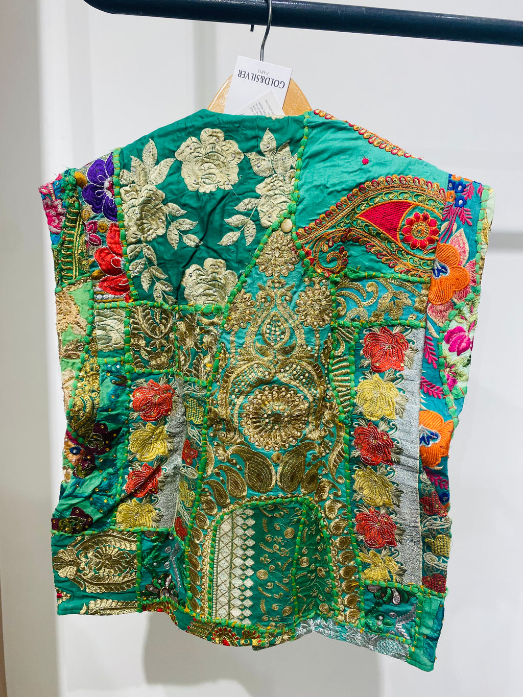Vibrant Patchwork Embroidered Vest