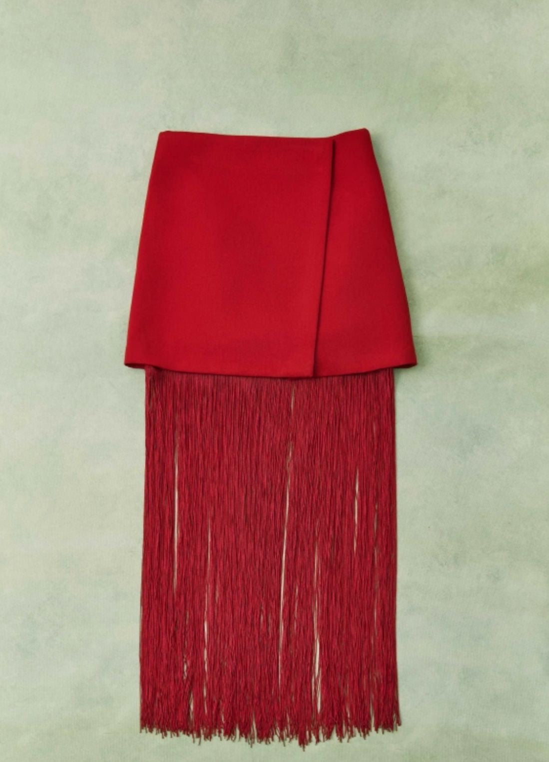 Fringe Mini Skirt