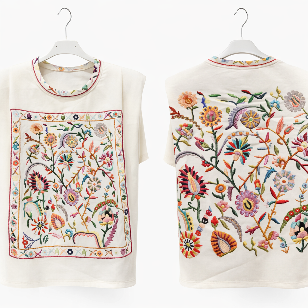 White Paisley Shirt