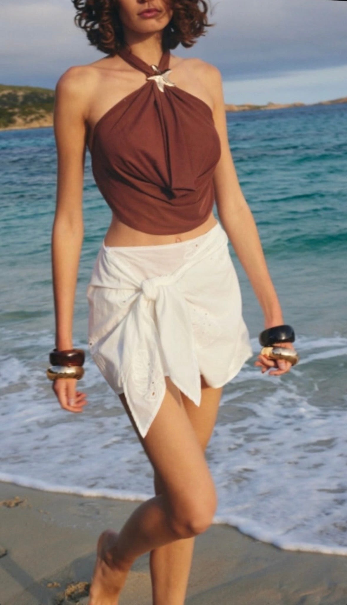 White Wrap Skirt
