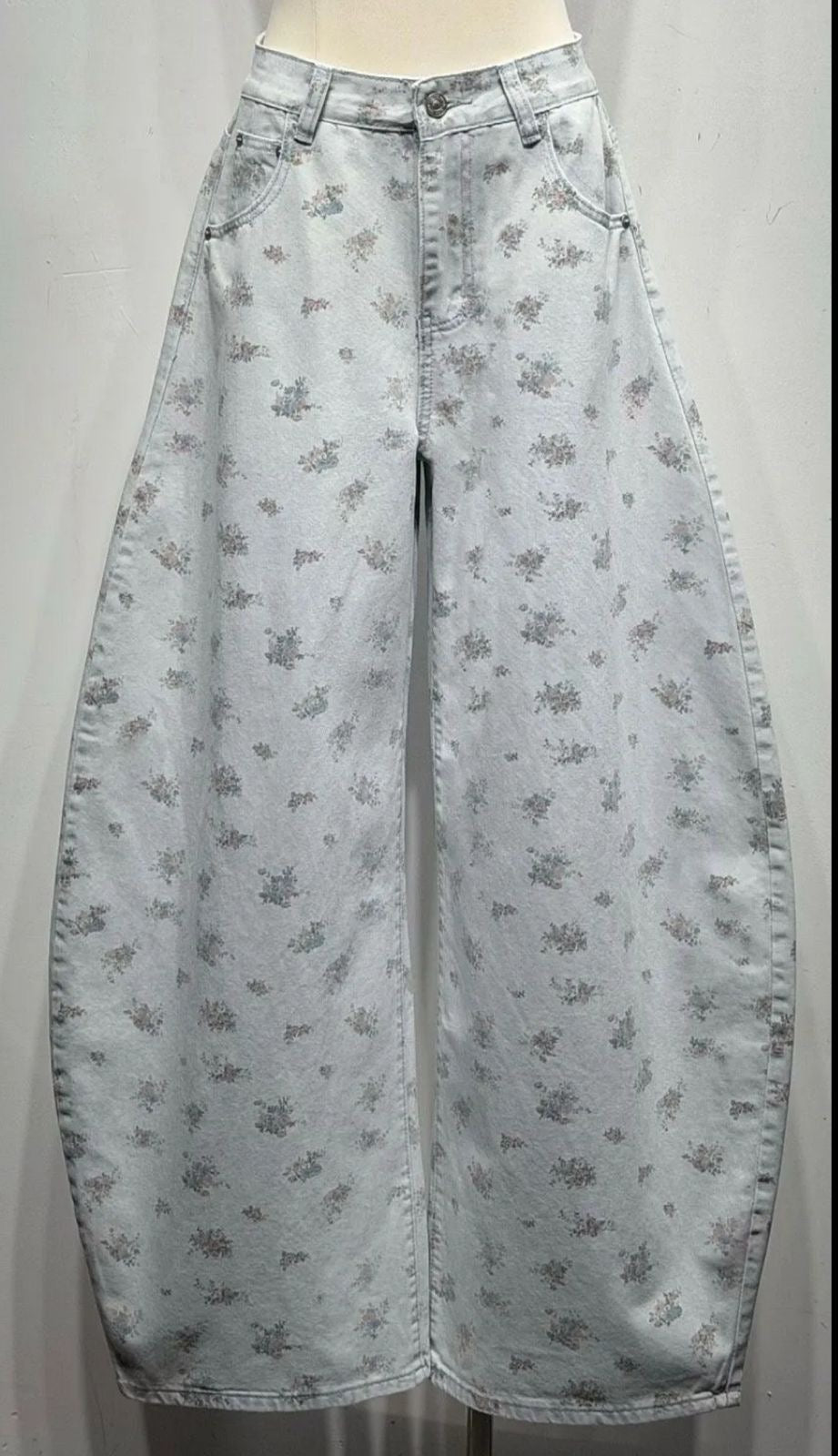 Floral Balloon Pants
