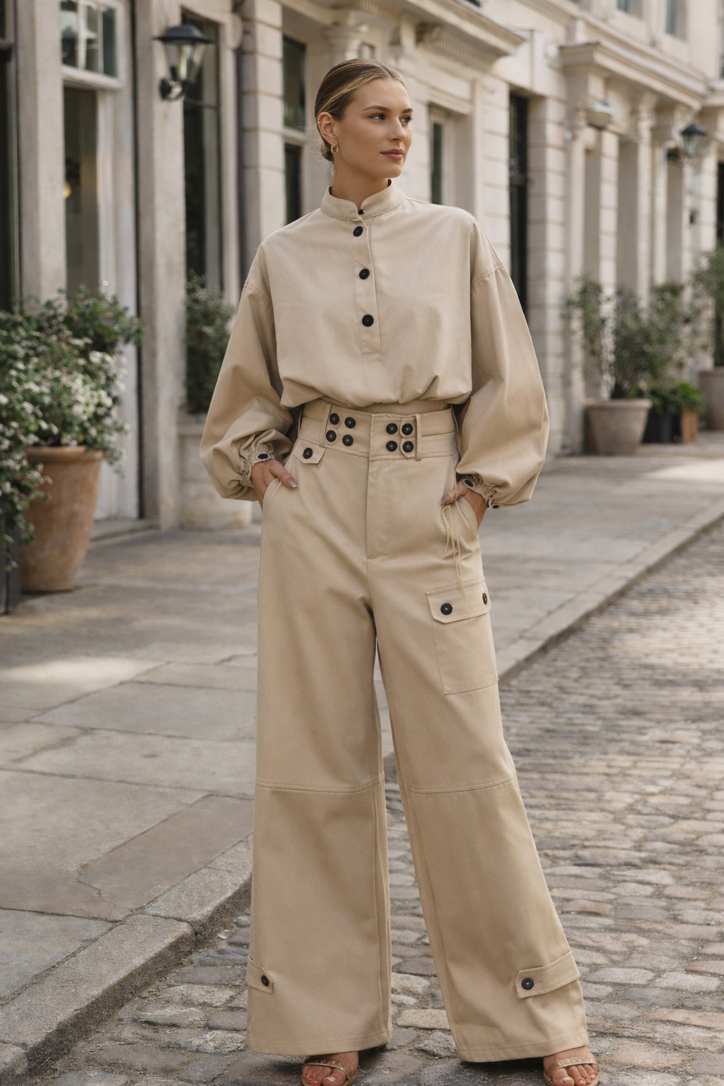 Contemporary Cargo Two-Piece