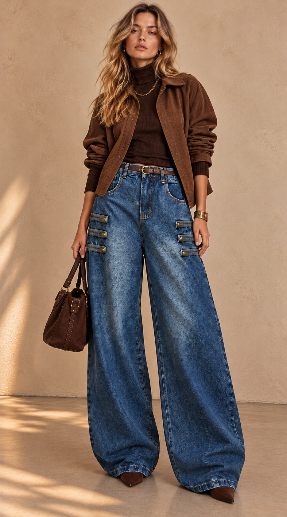The Blue Rebellion Military Denim Jeans