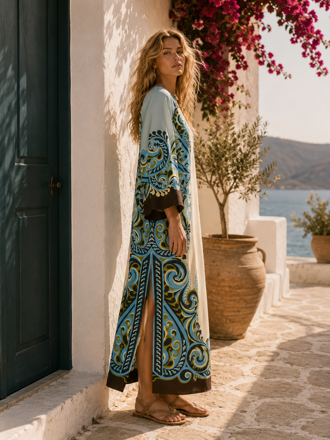 The Ivory Kaftan Dress