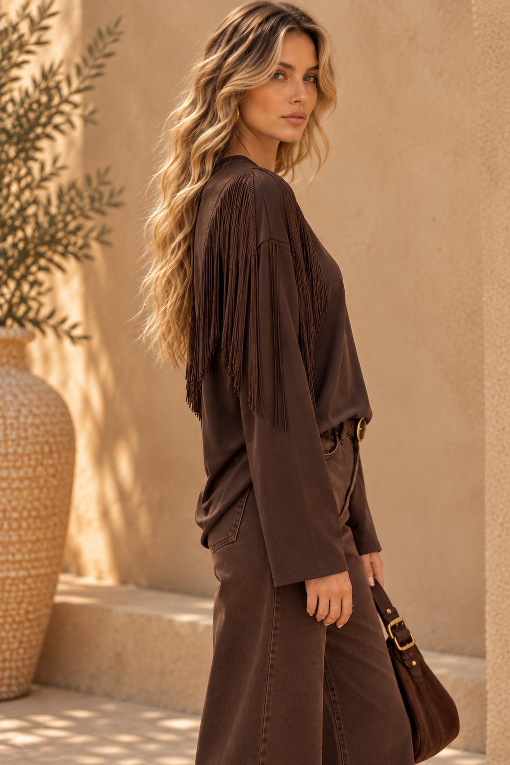 The Isadora  Fringe Top