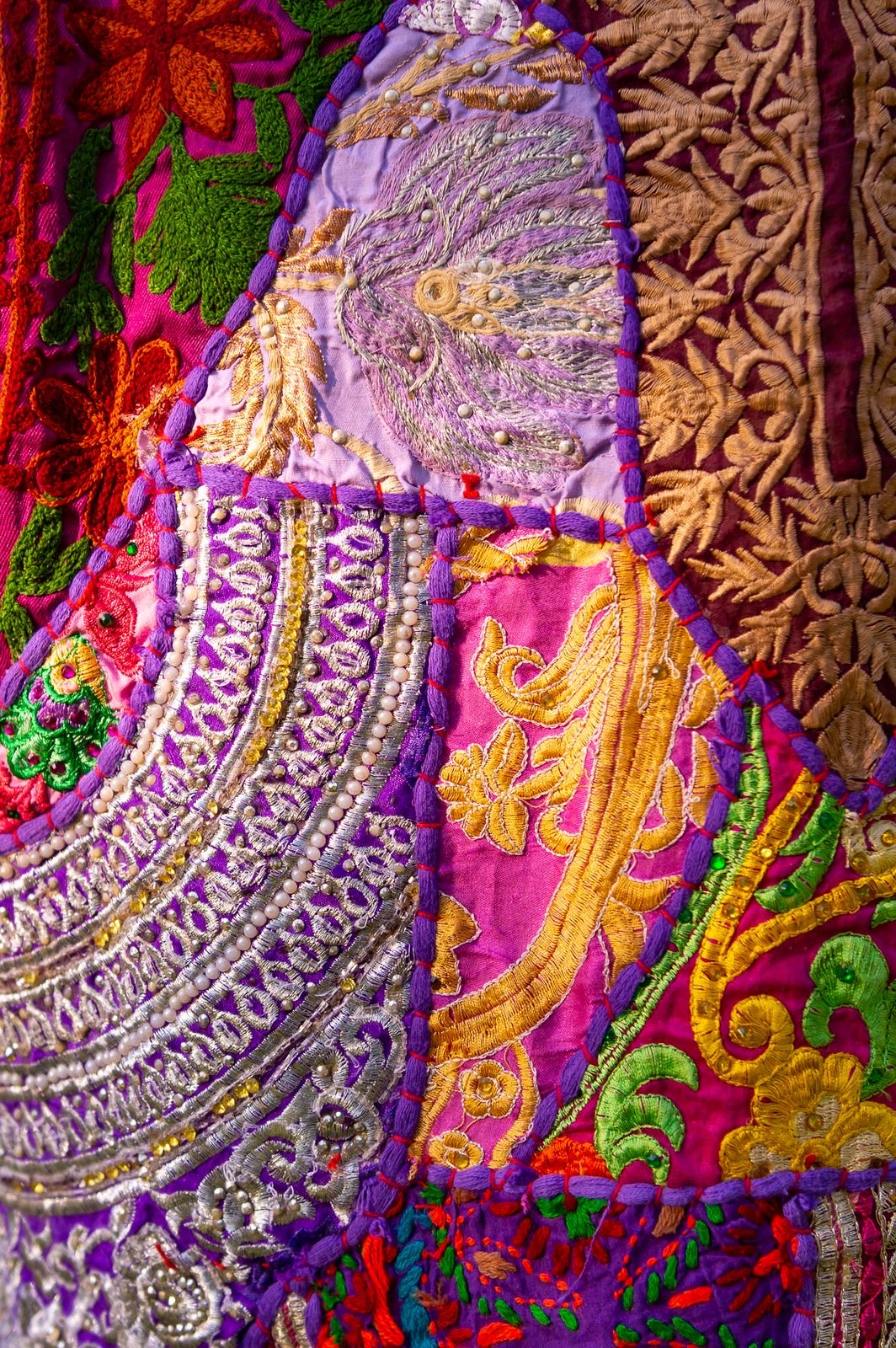 Vibrant Patchwork Embroidered Vest