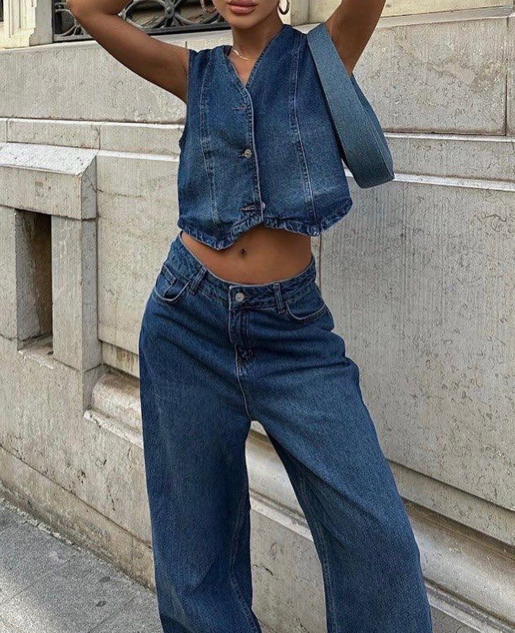 Denim Jeans Set