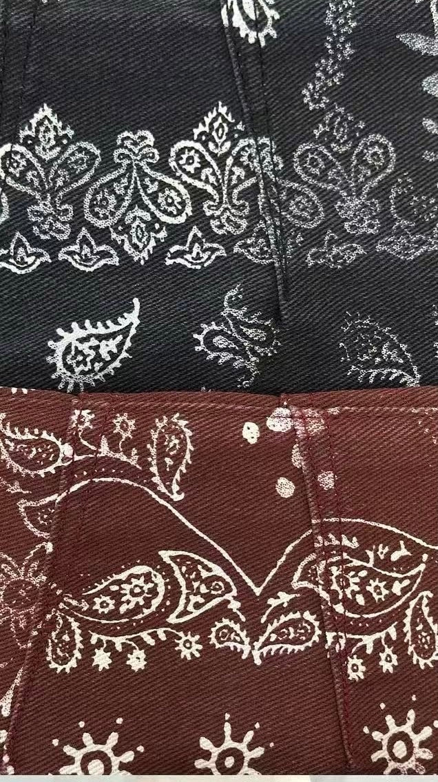 Bandana Print Statement Pants