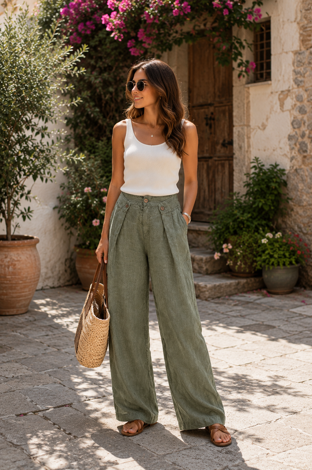 Linen Pants with a Twist