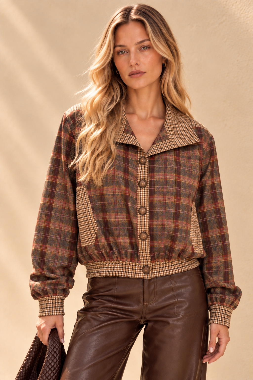 The Hadley Contrast-Check Jacket