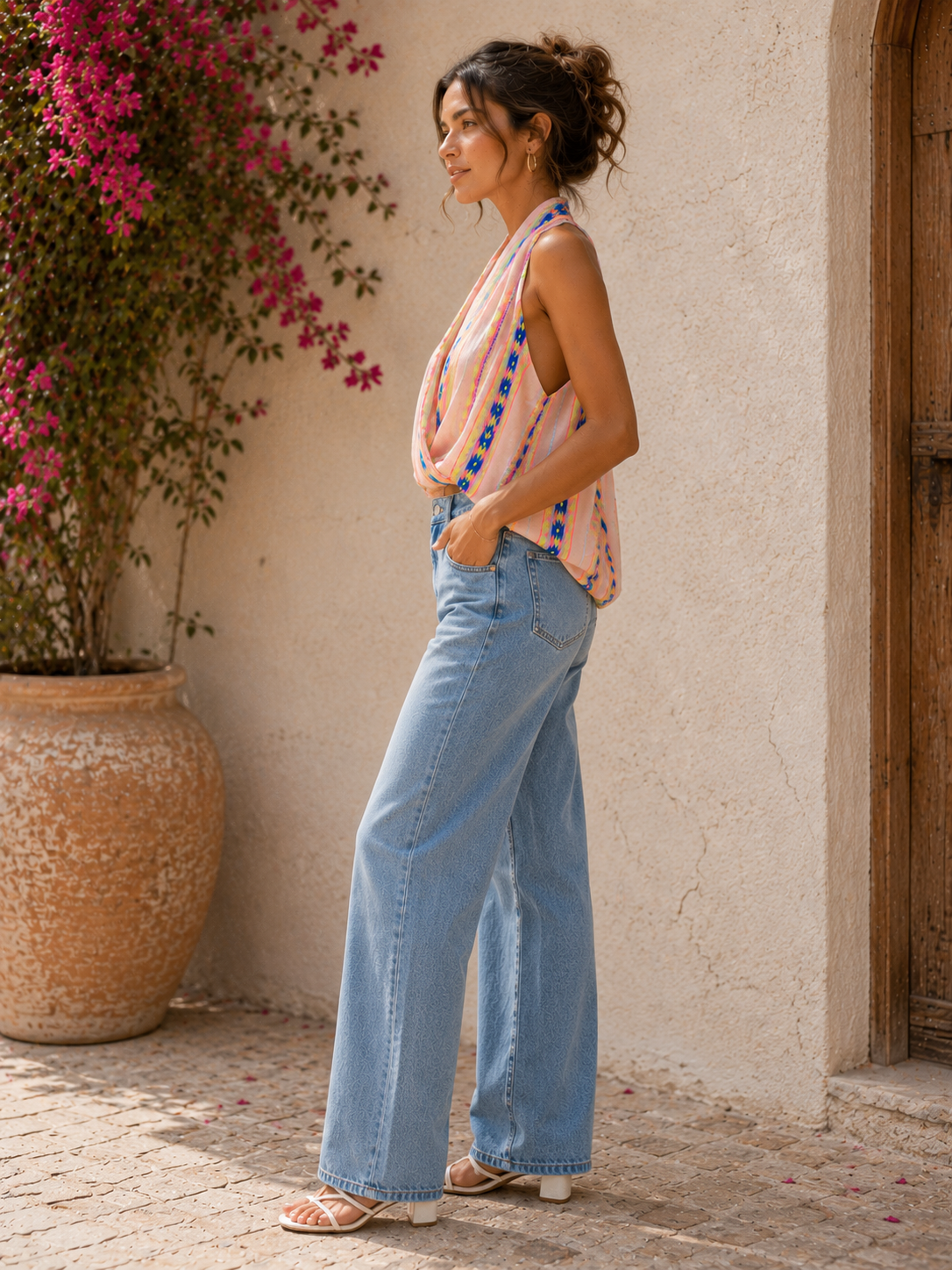 Cut Cross Top