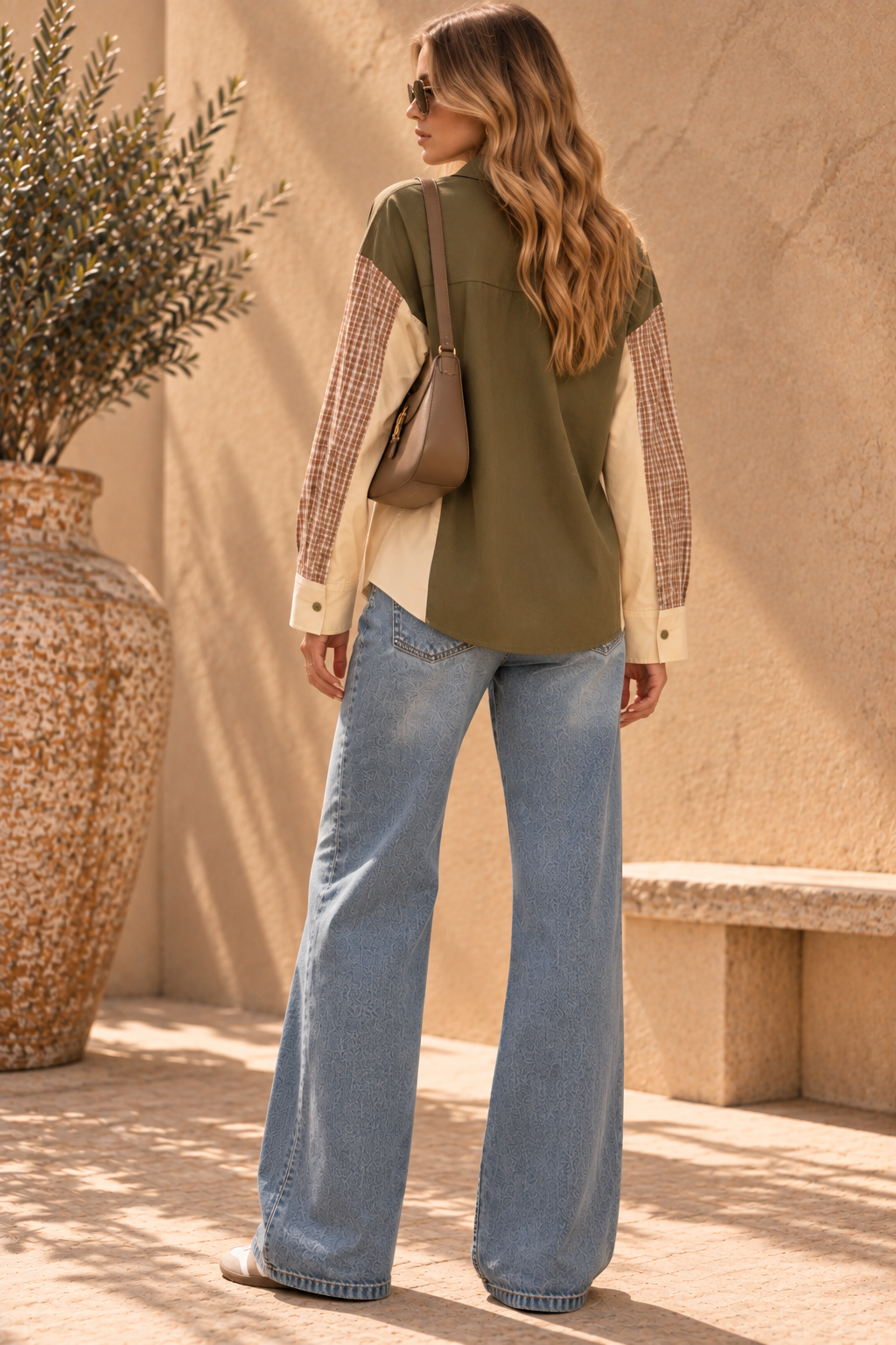 The Paloma Plaid Colourblock Shirt
