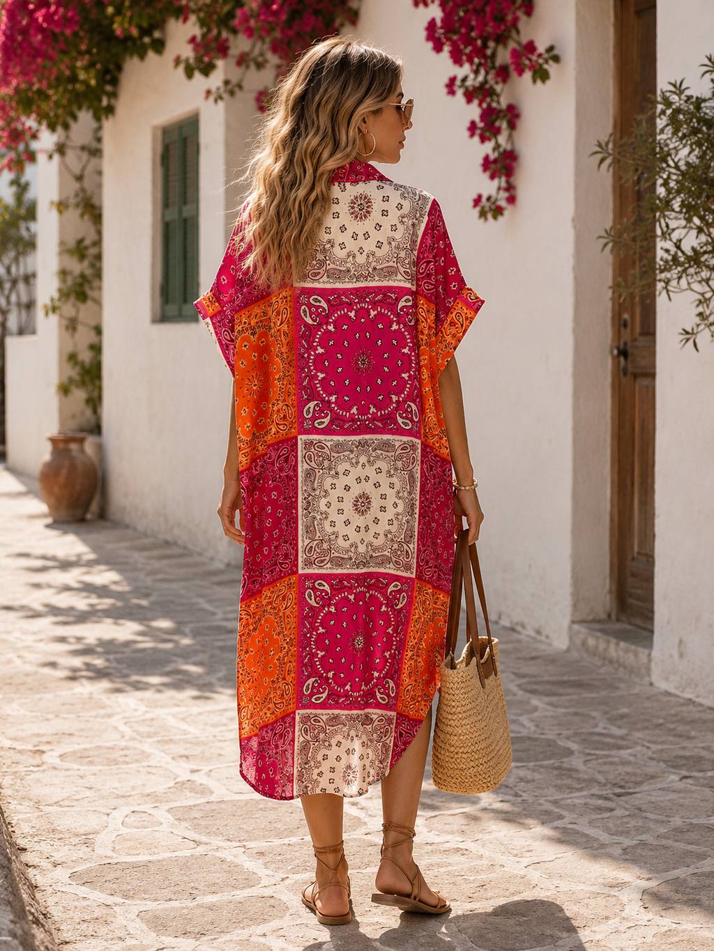 Bandana Dress — Multi Colour