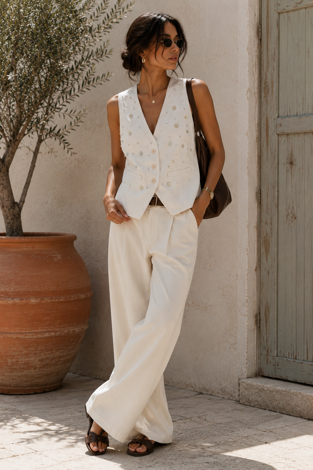 Embellished Vest