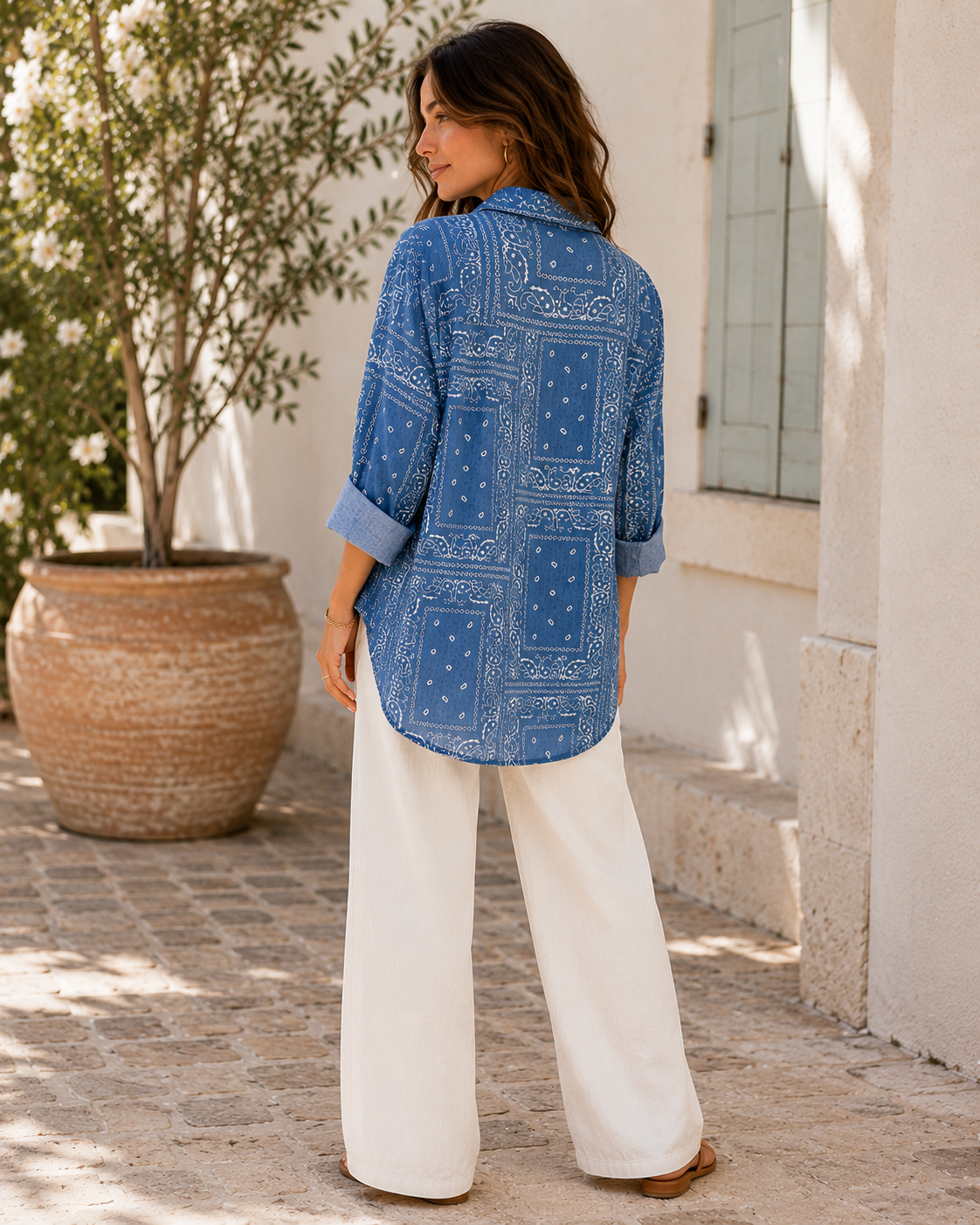 Bandana Denim shirt
