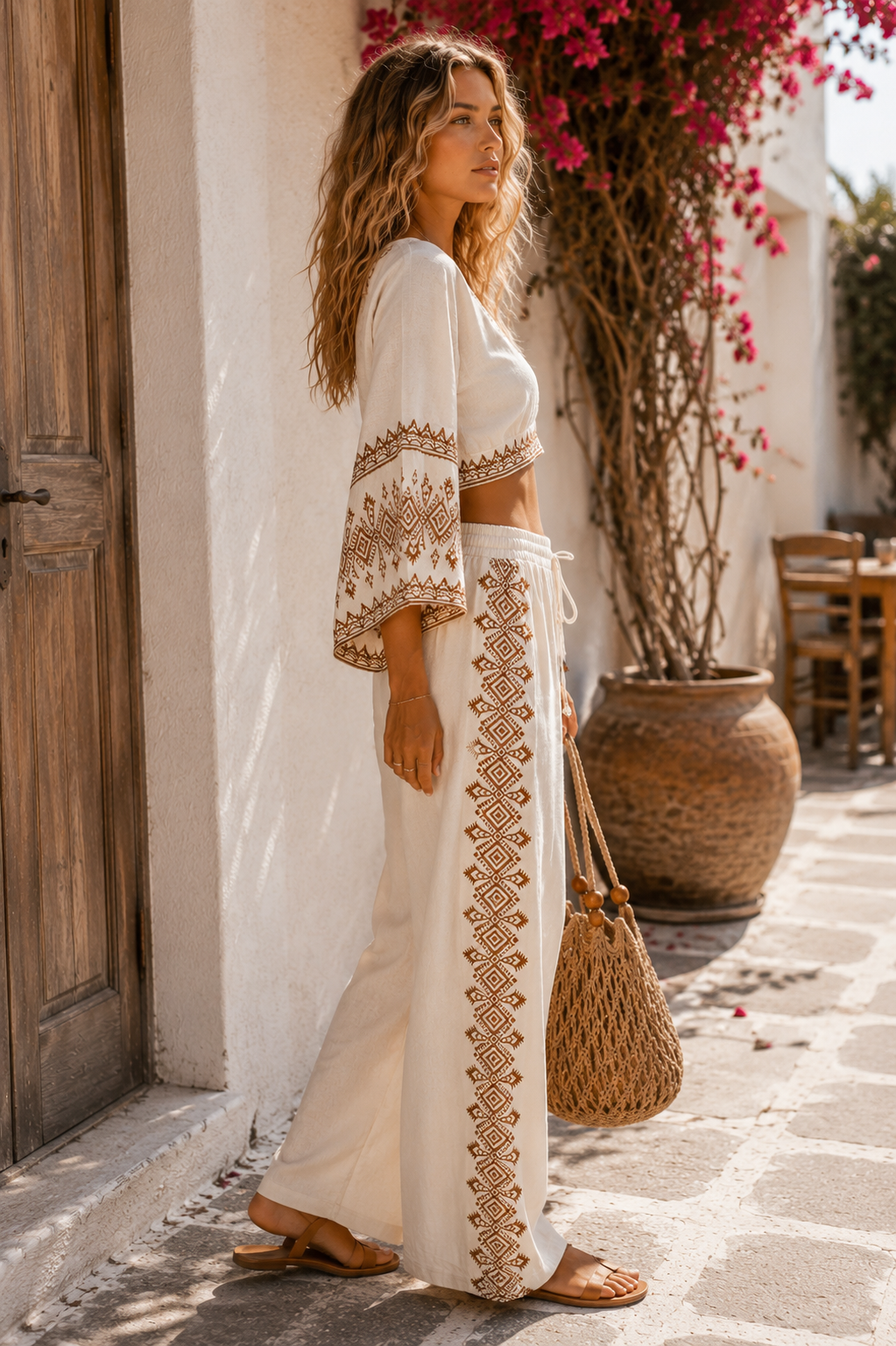 Tribal Linen Print Set