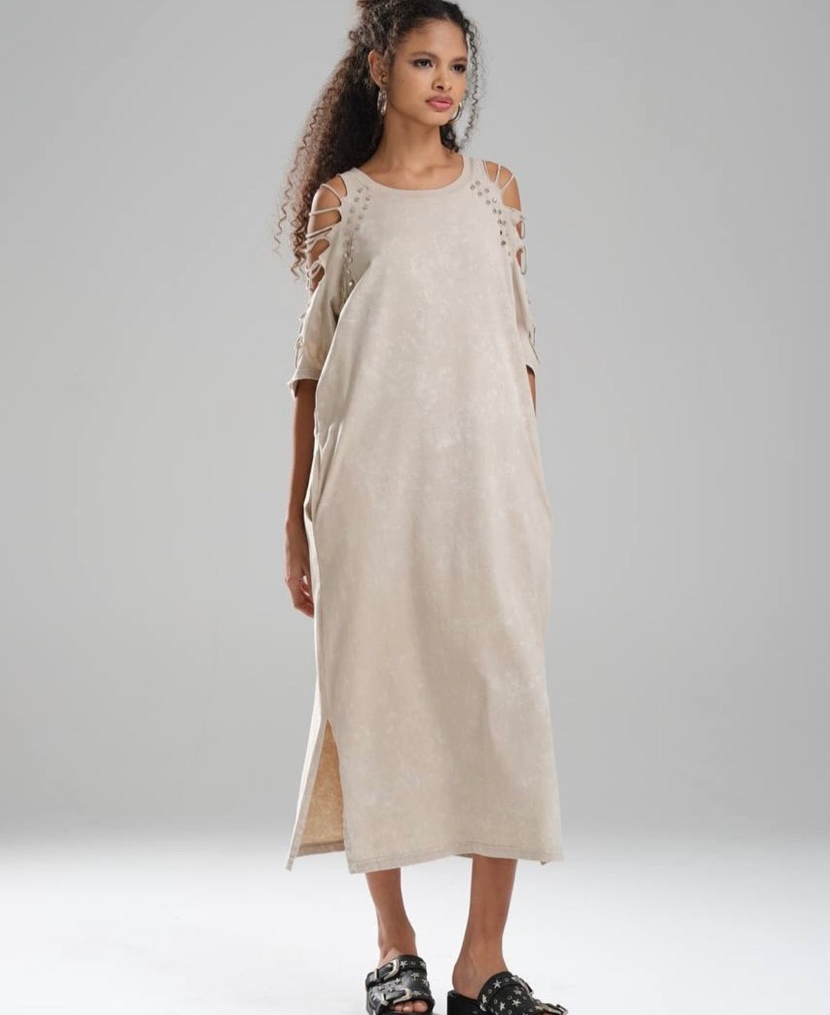 Amalfi Open- shoulder Maxi Dress