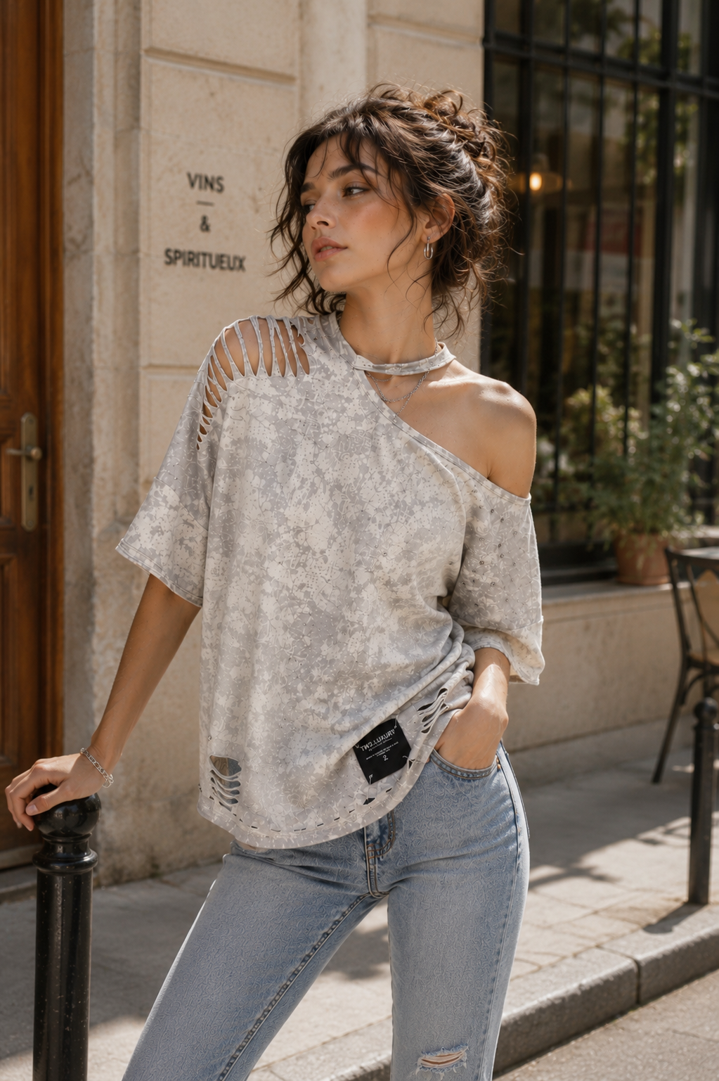 Cut-Out T-Shirt