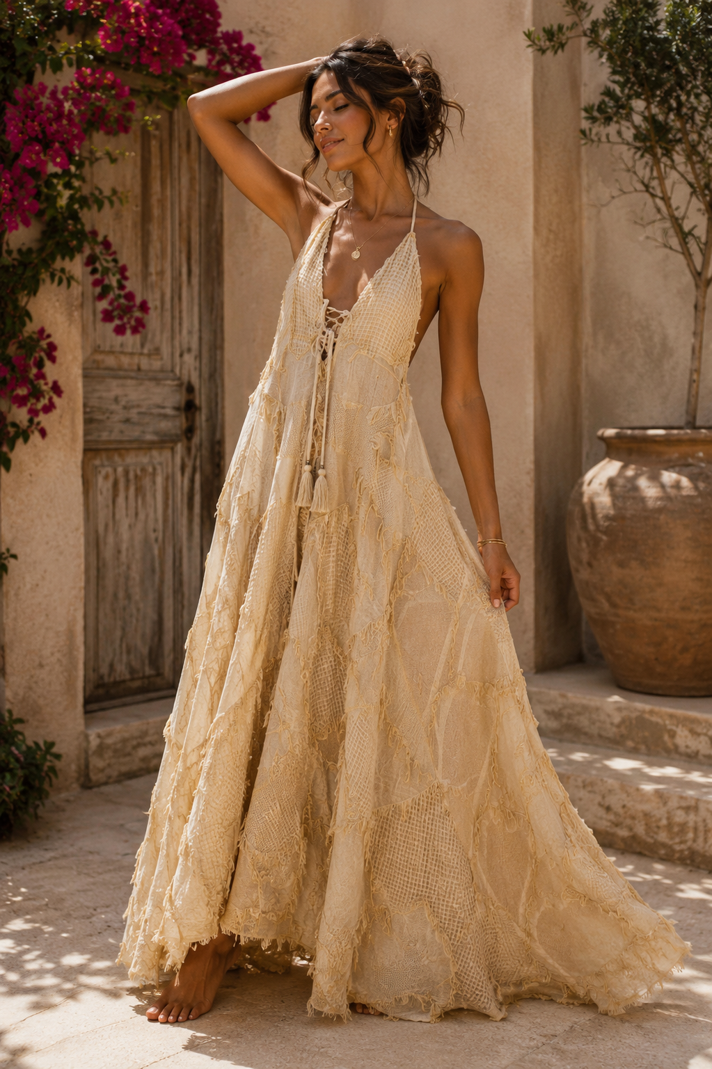 Boho Backless Dress