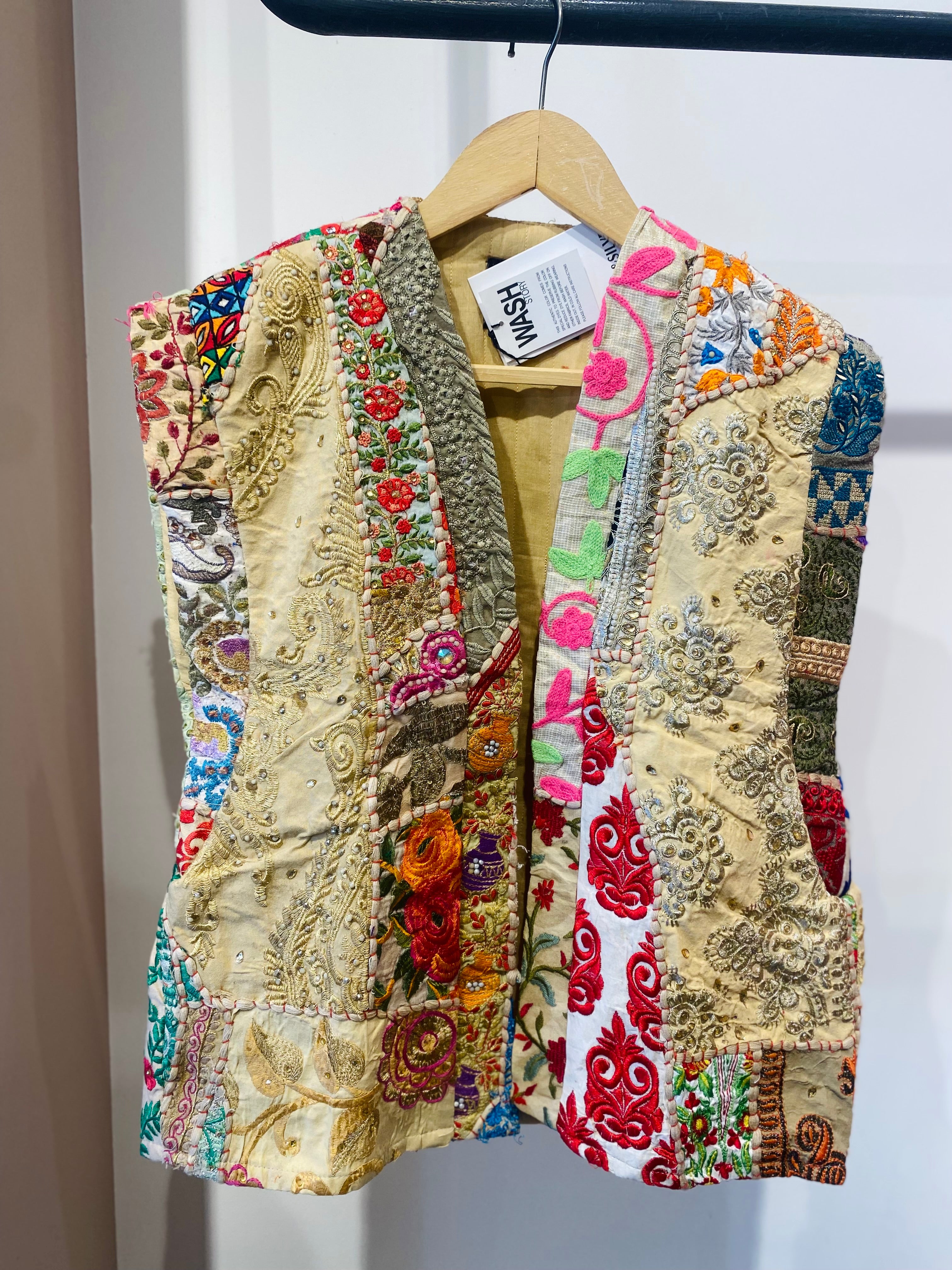 Vibrant Patchwork Embroidered Vest