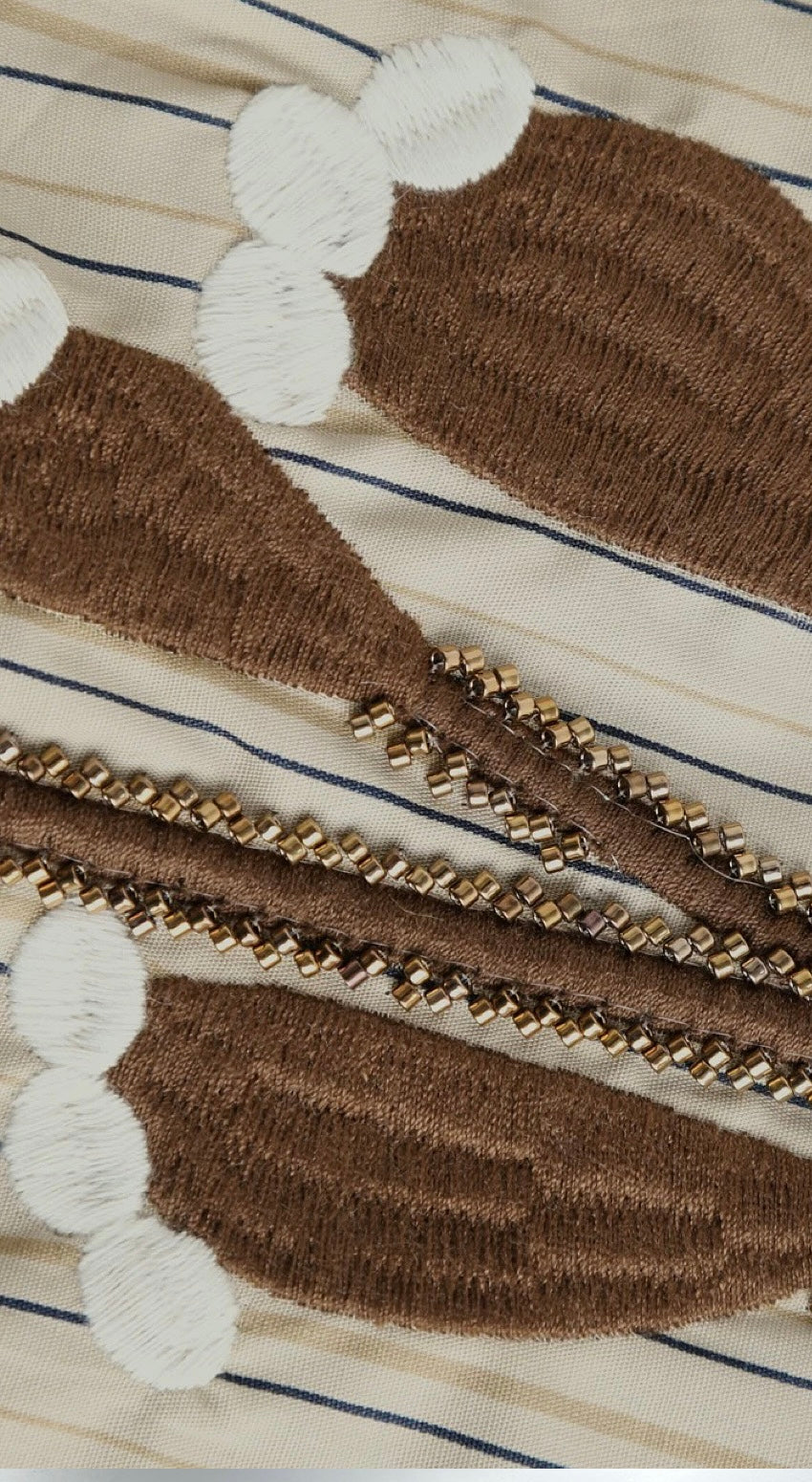 Embroidered Statement Stripe Shirt