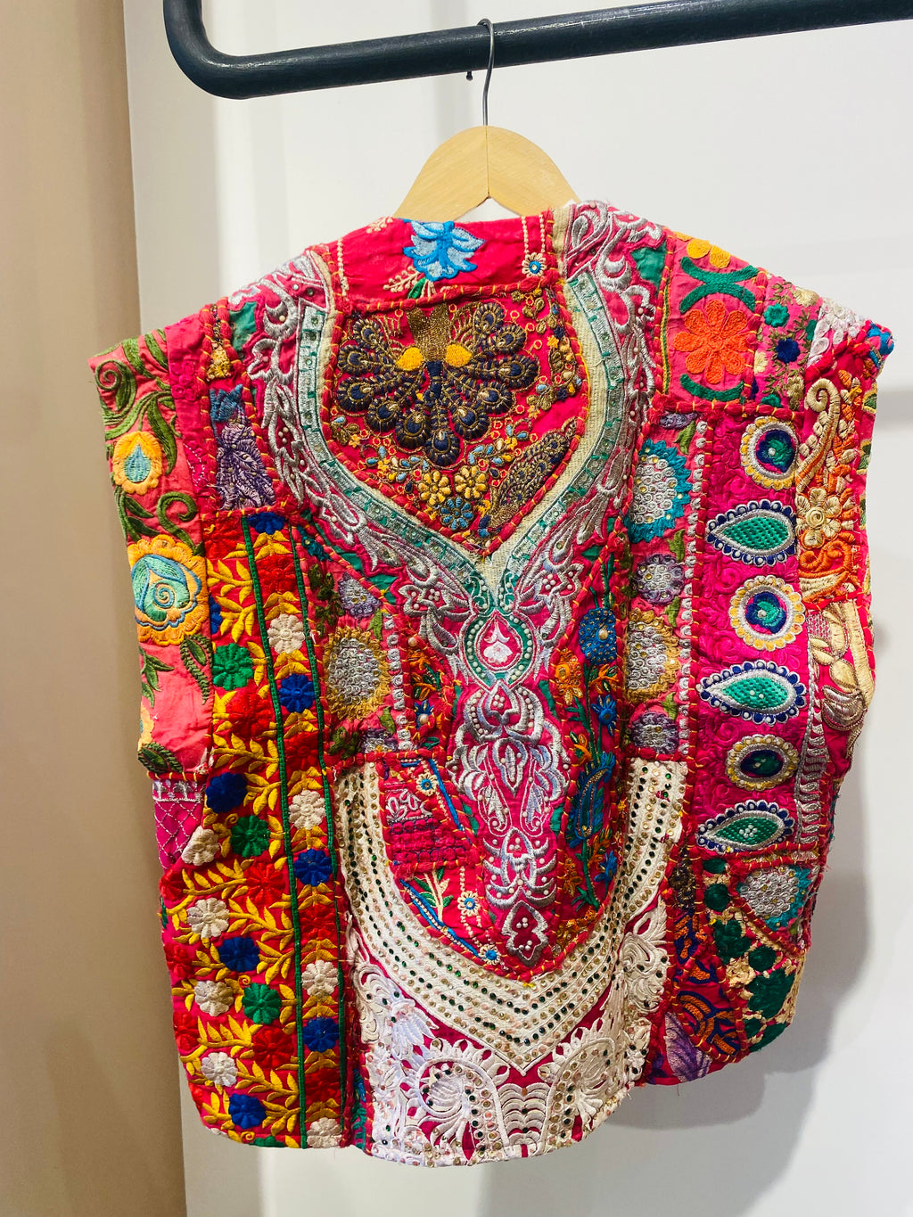 Vibrant Patchwork Embroidered Vest