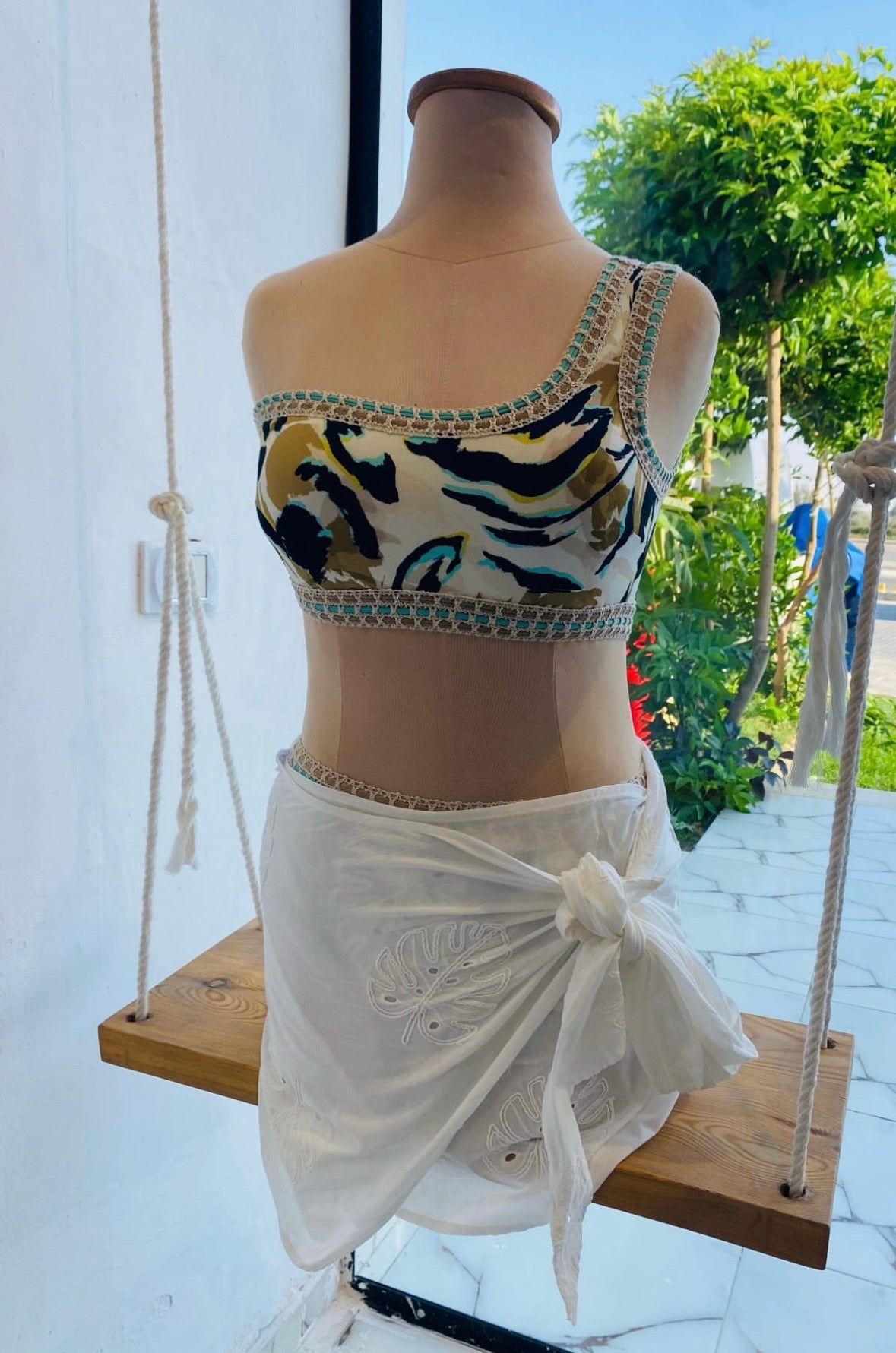 White Wrap Skirt