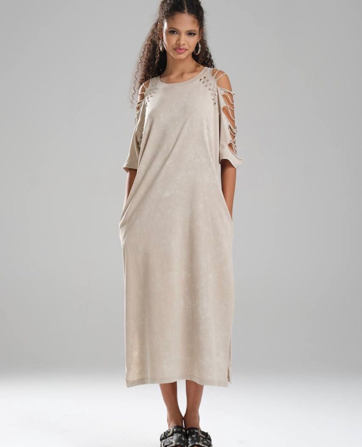 Amalfi Open- shoulder Maxi Dress