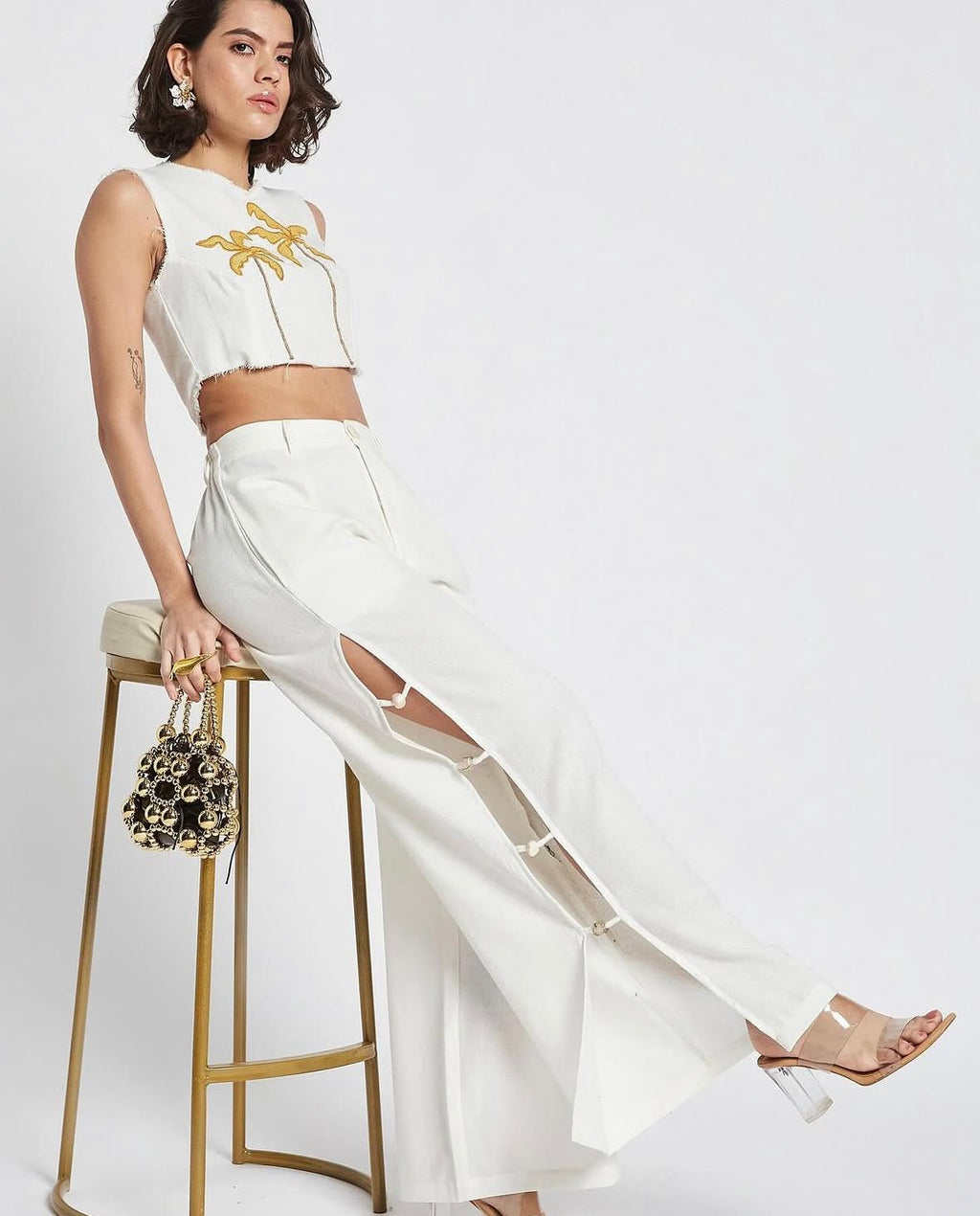 Palm Crop Top