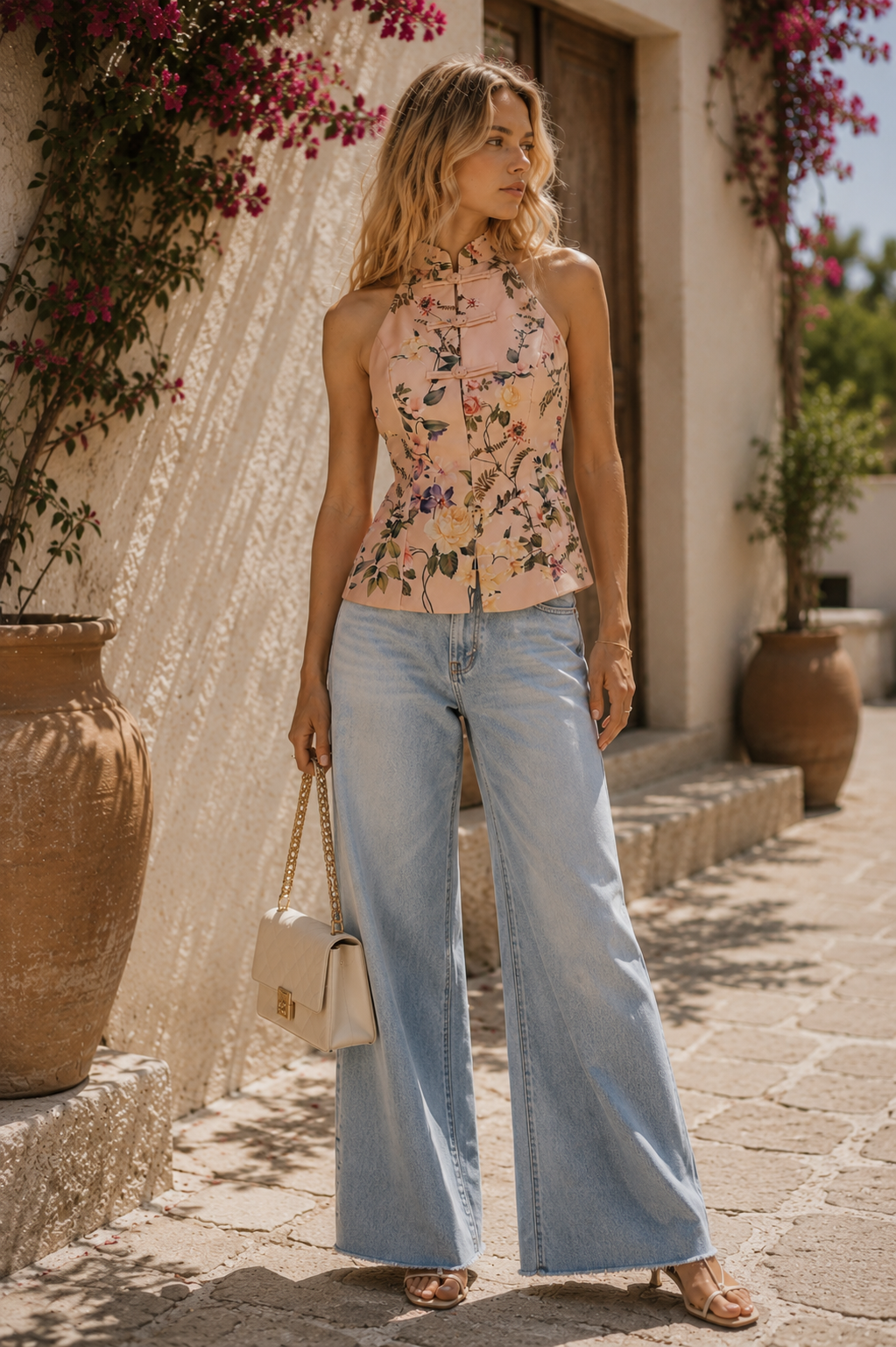 Botanica Floral Vest Top