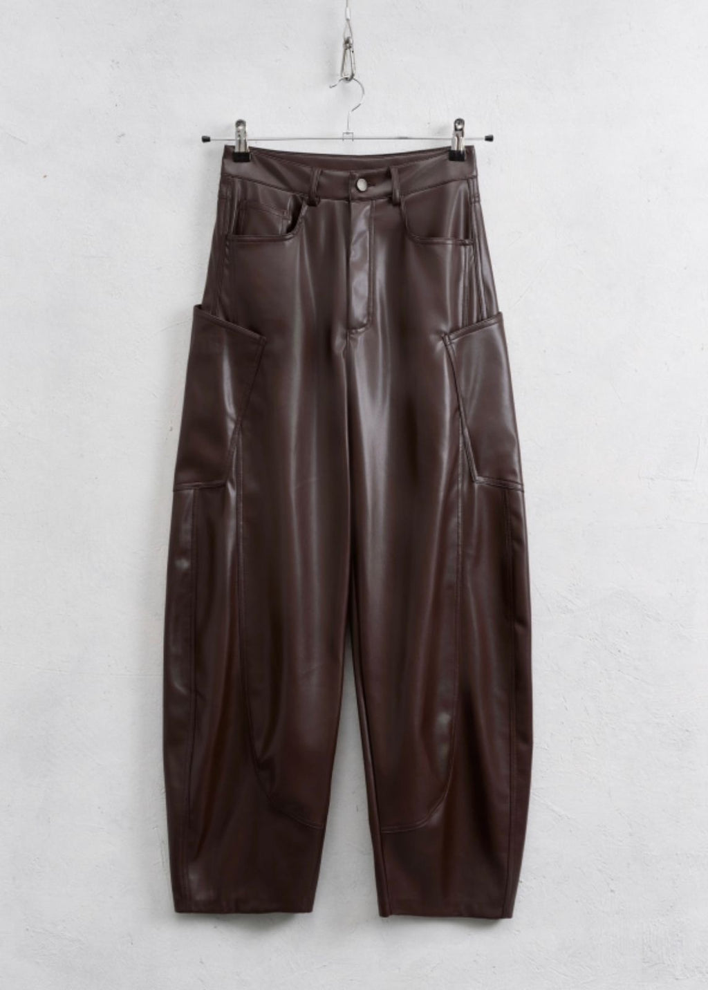 Leather Cargo pants