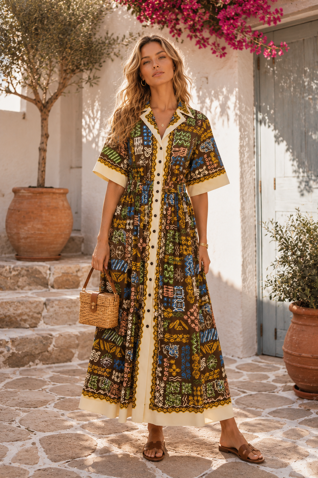 Positano Midi Dress