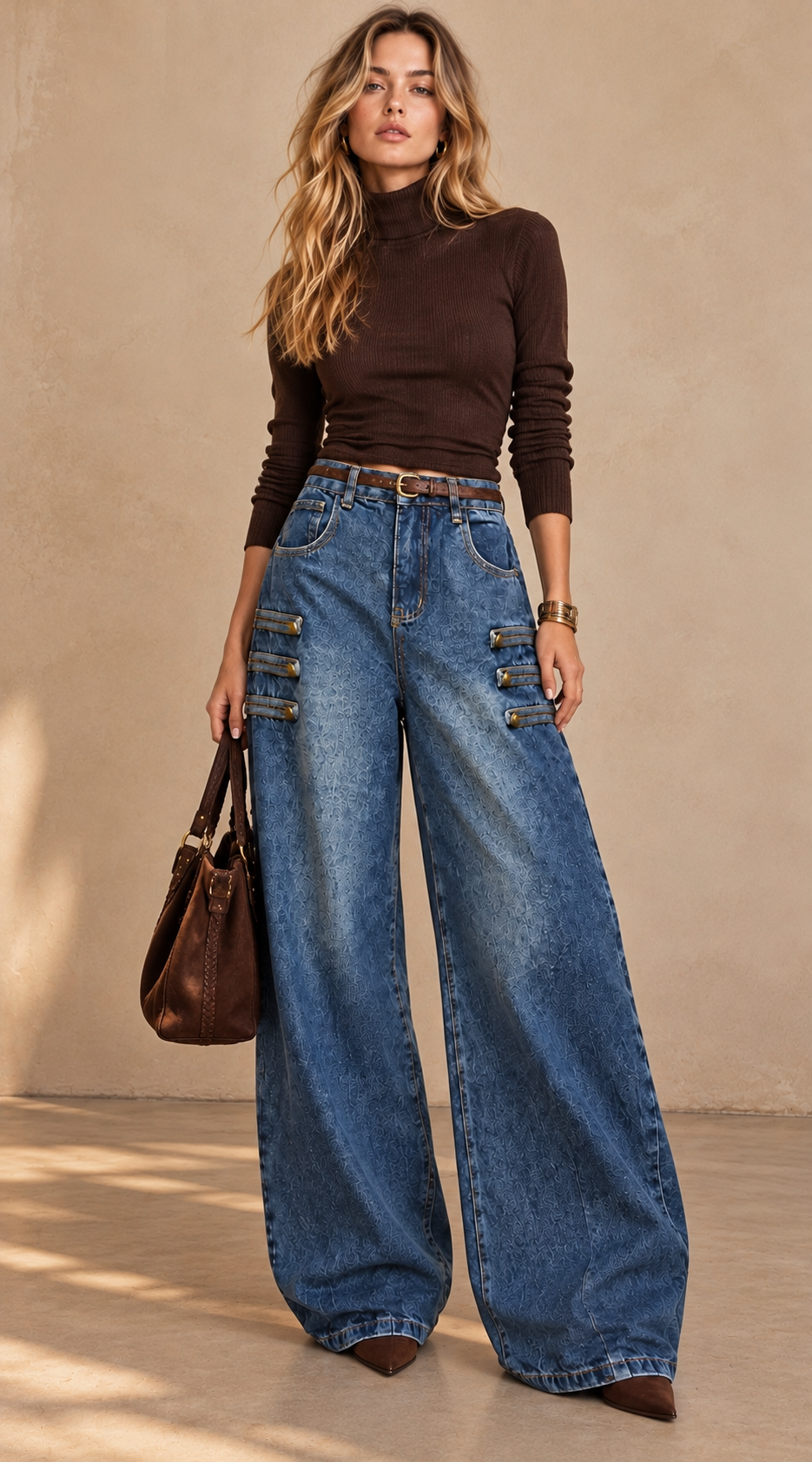 The Blue Rebellion Military Denim Jeans