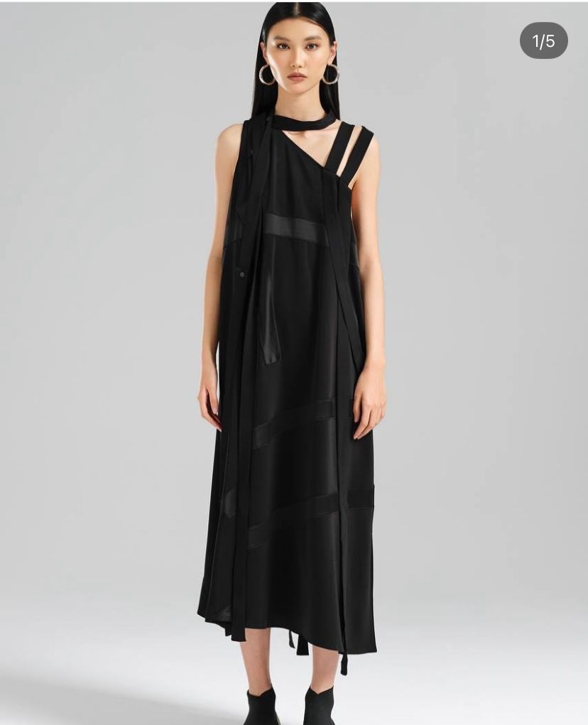 Black Long Sleeve Maxi Dress