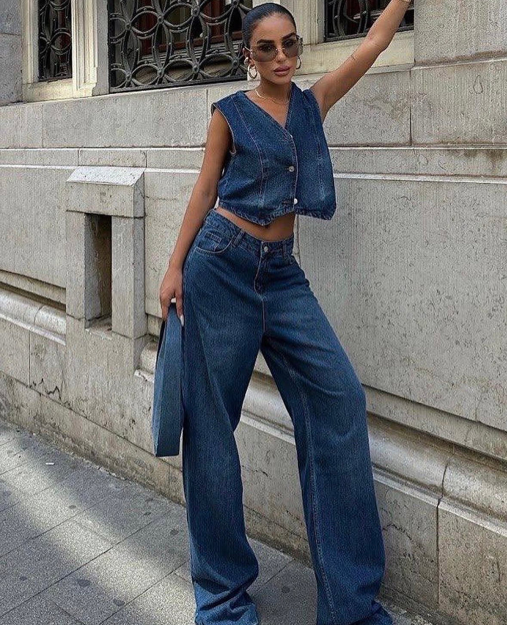 Denim Jeans Set