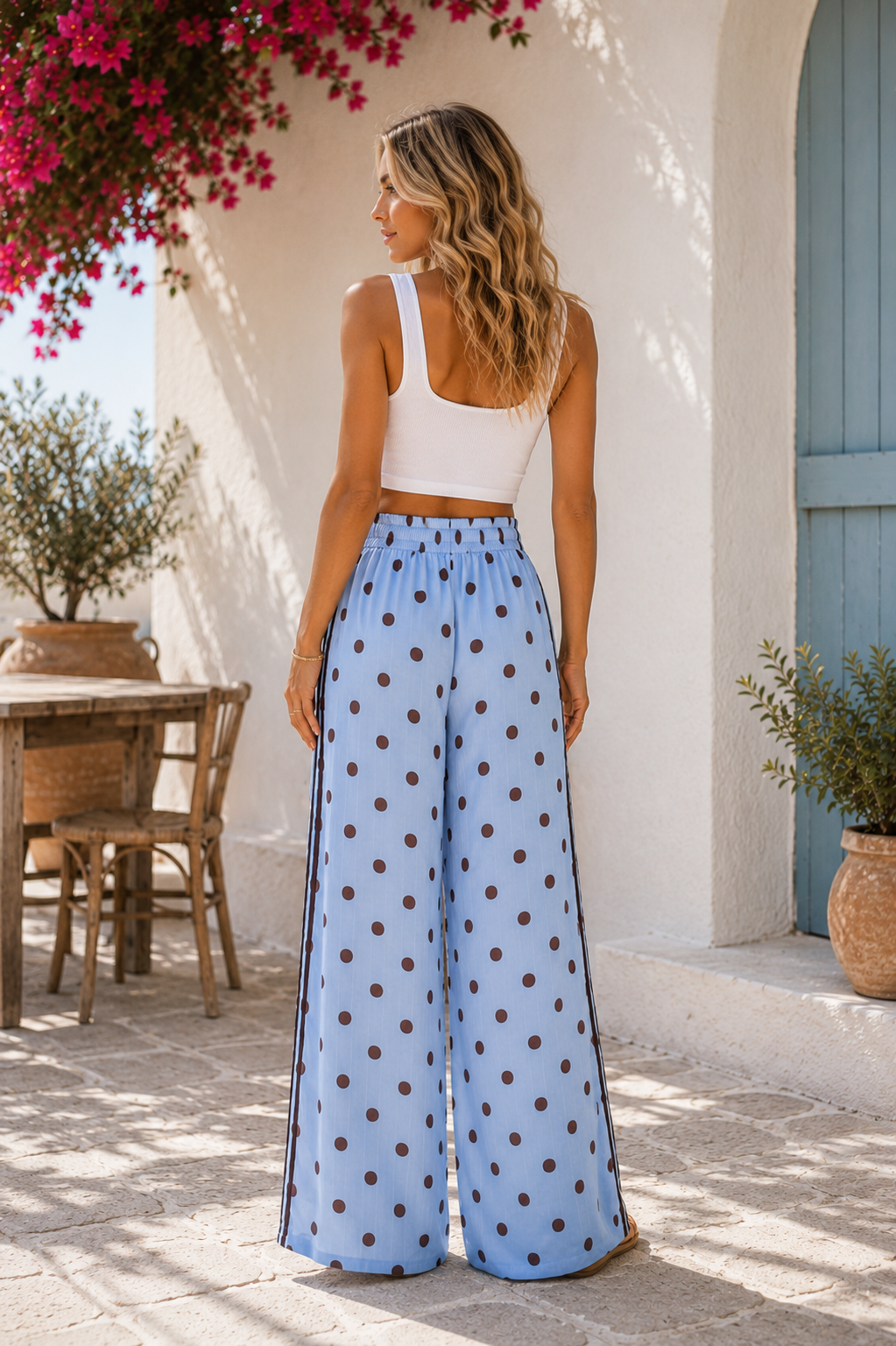 Polka Dot Trendy Pants