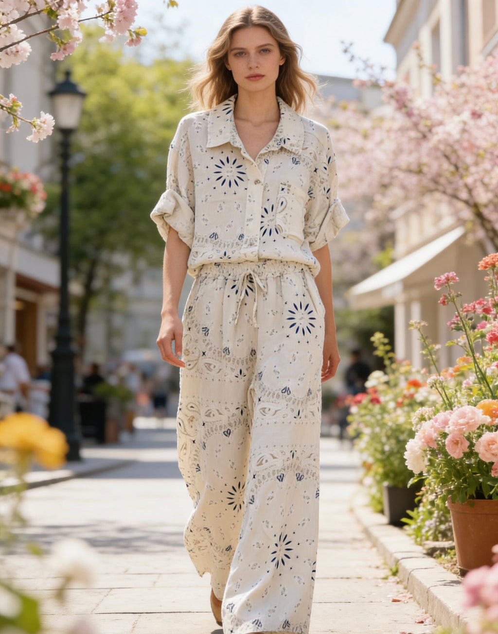 The Bandana Linen Shirt