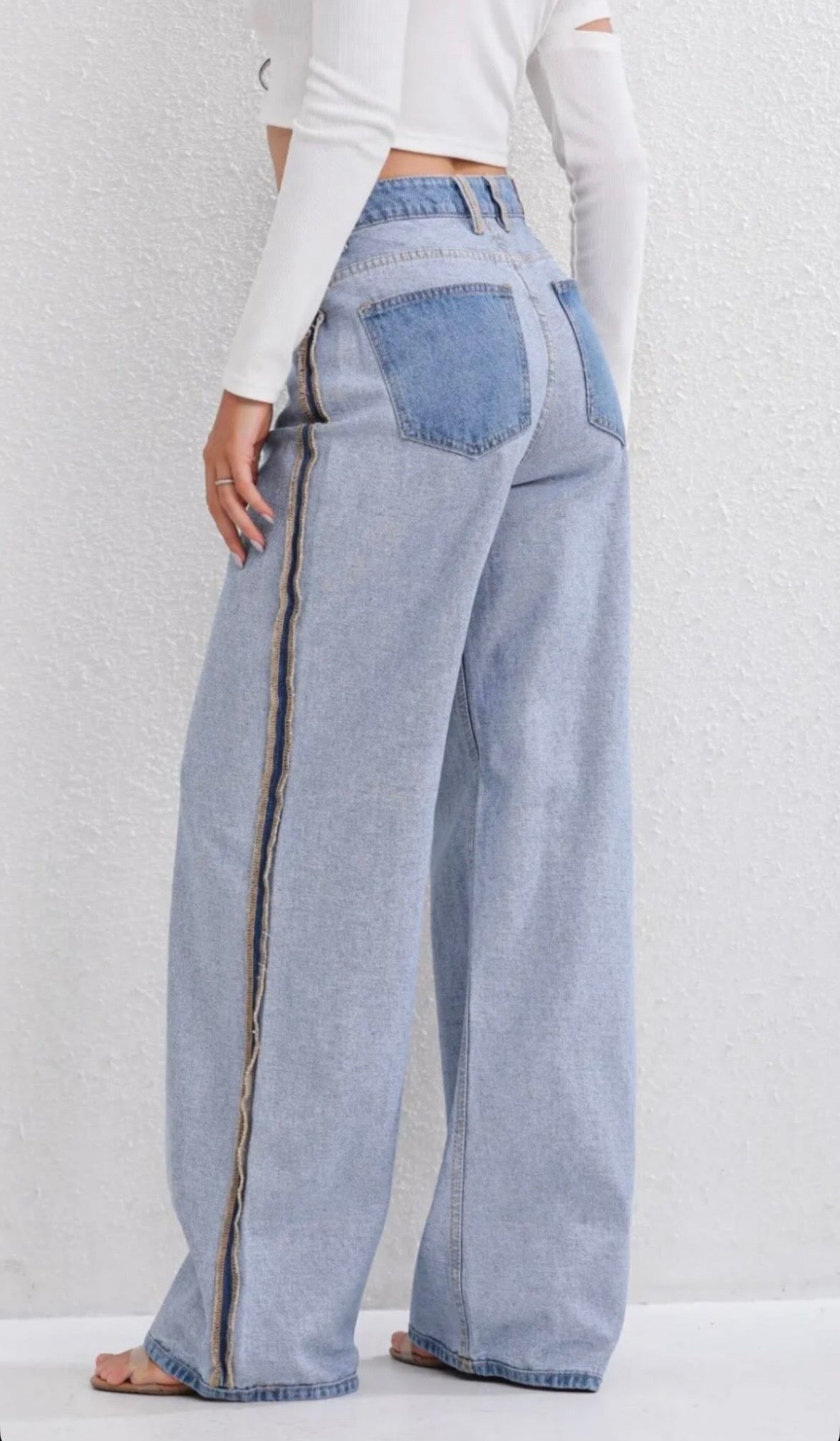 Inside-Out Denim Jeans