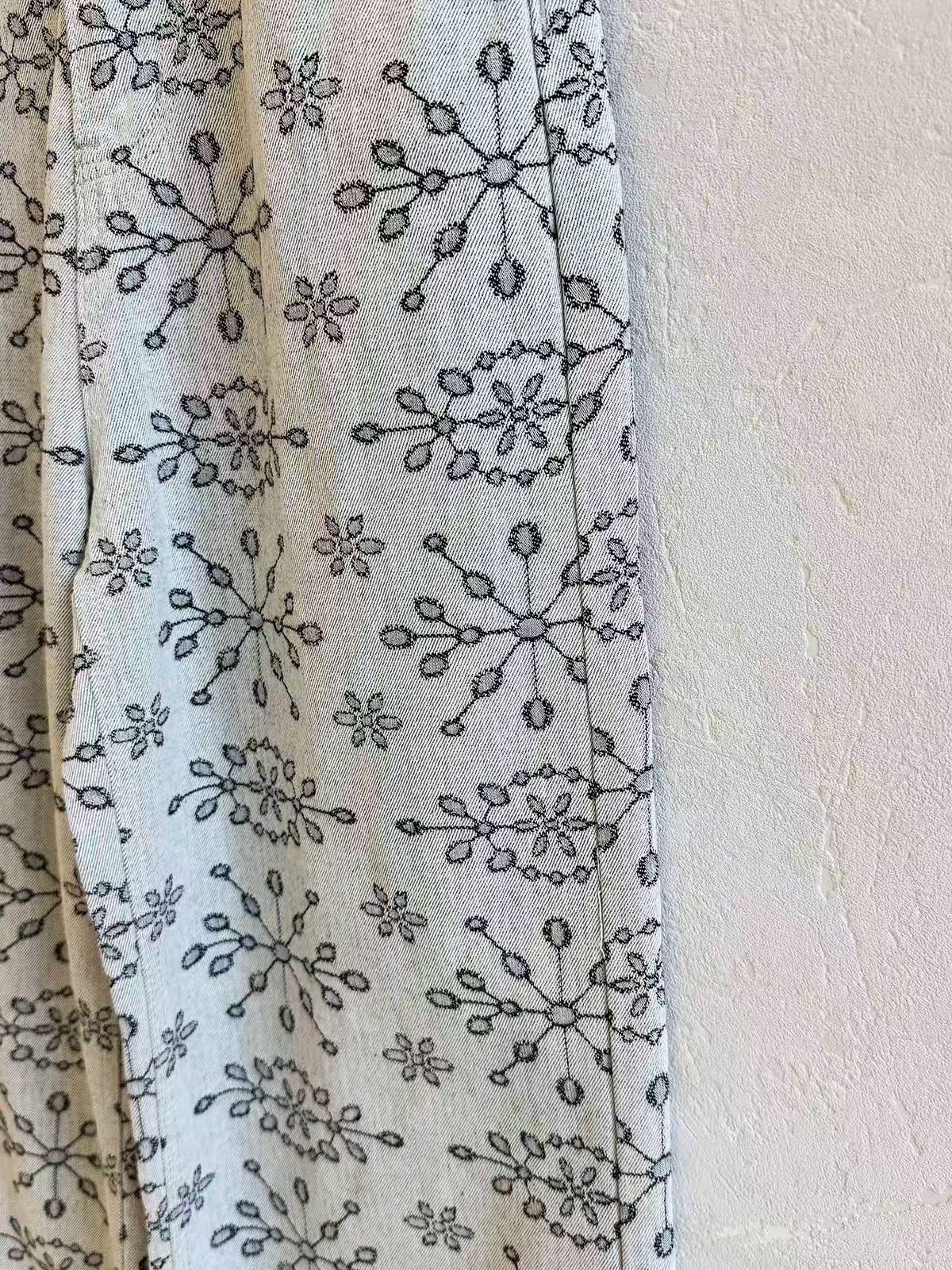 Paisley Embroidered Jeans