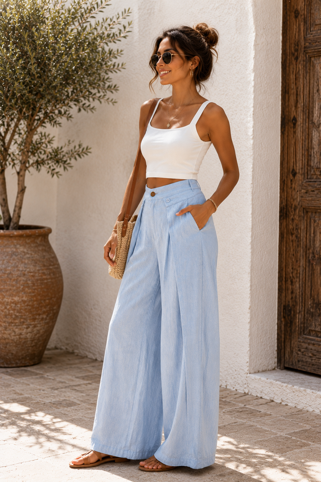 Linen Pants with a Twist