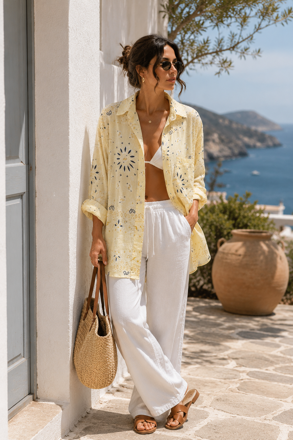 The Bandana Linen Shirt