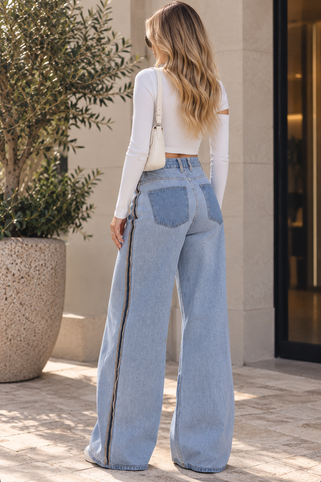 Inside-Out Denim Jeans