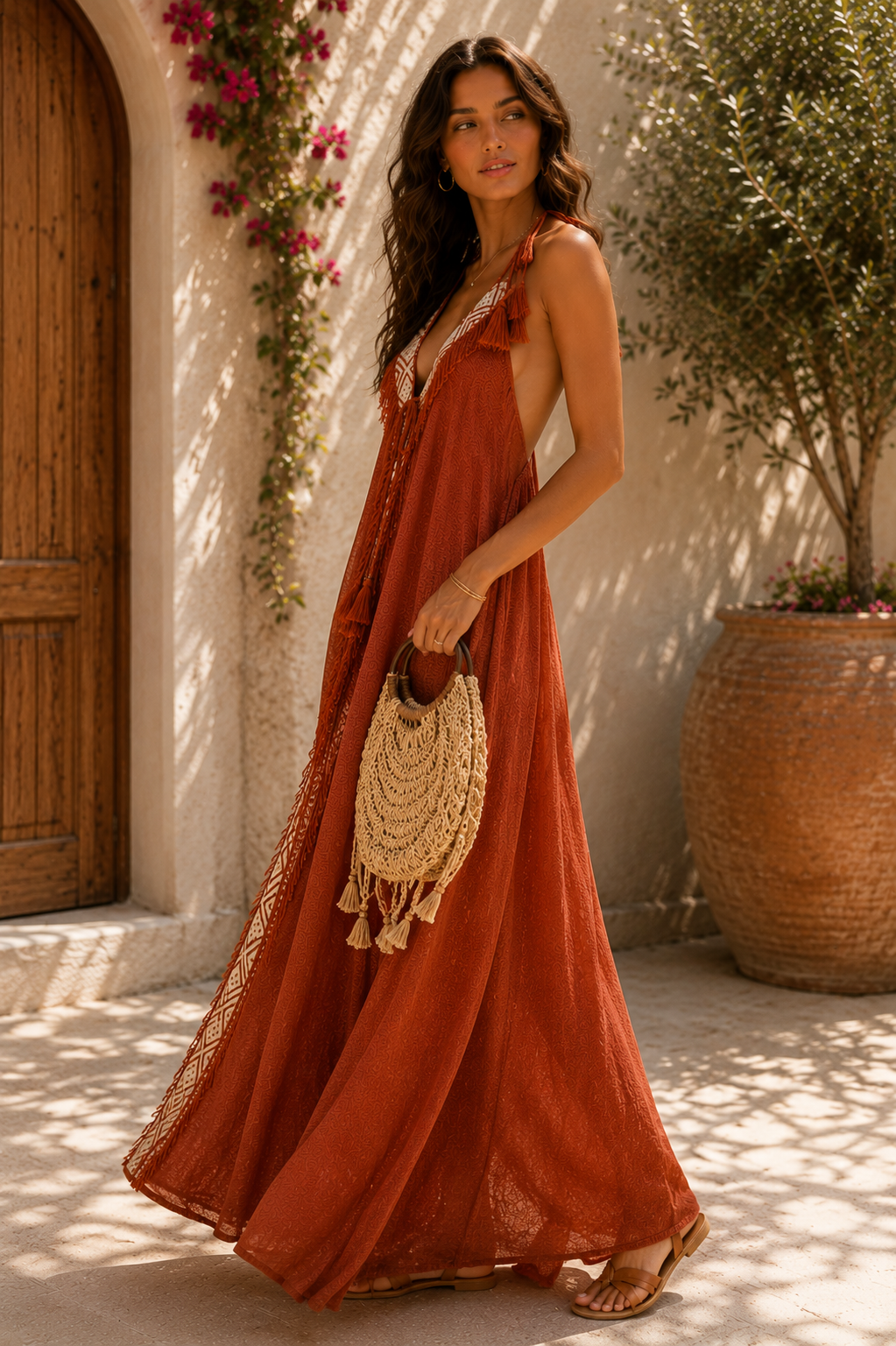 Ibiza Backless Boho Dress
