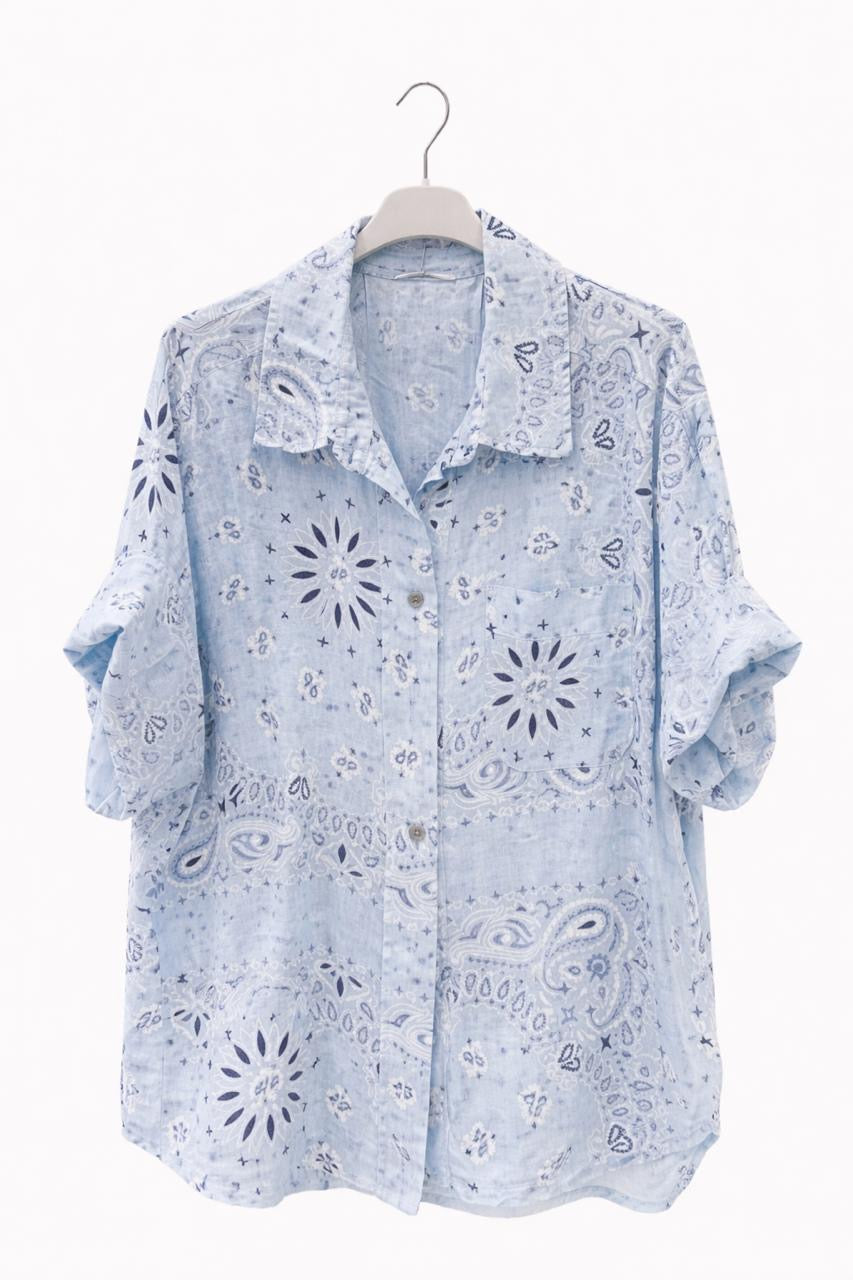 The Bandana Linen Shirt