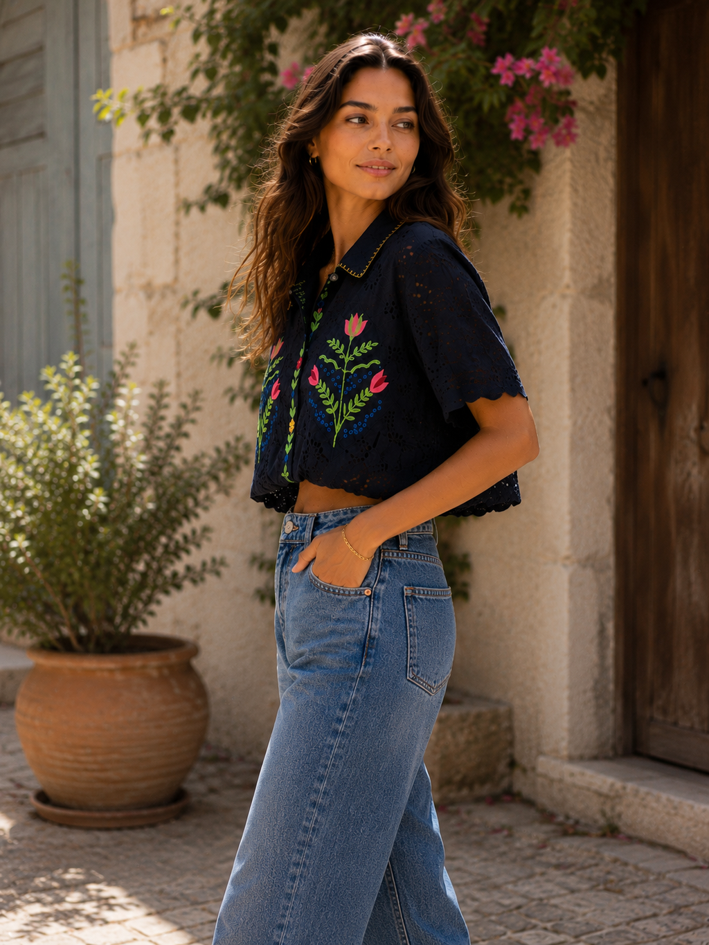Embroidery shirt