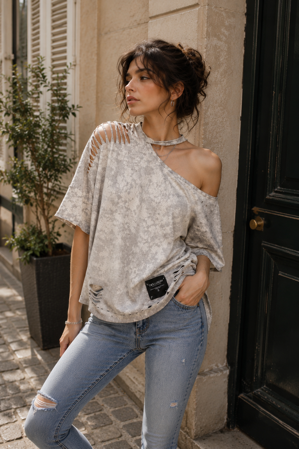 Cut-Out T-Shirt