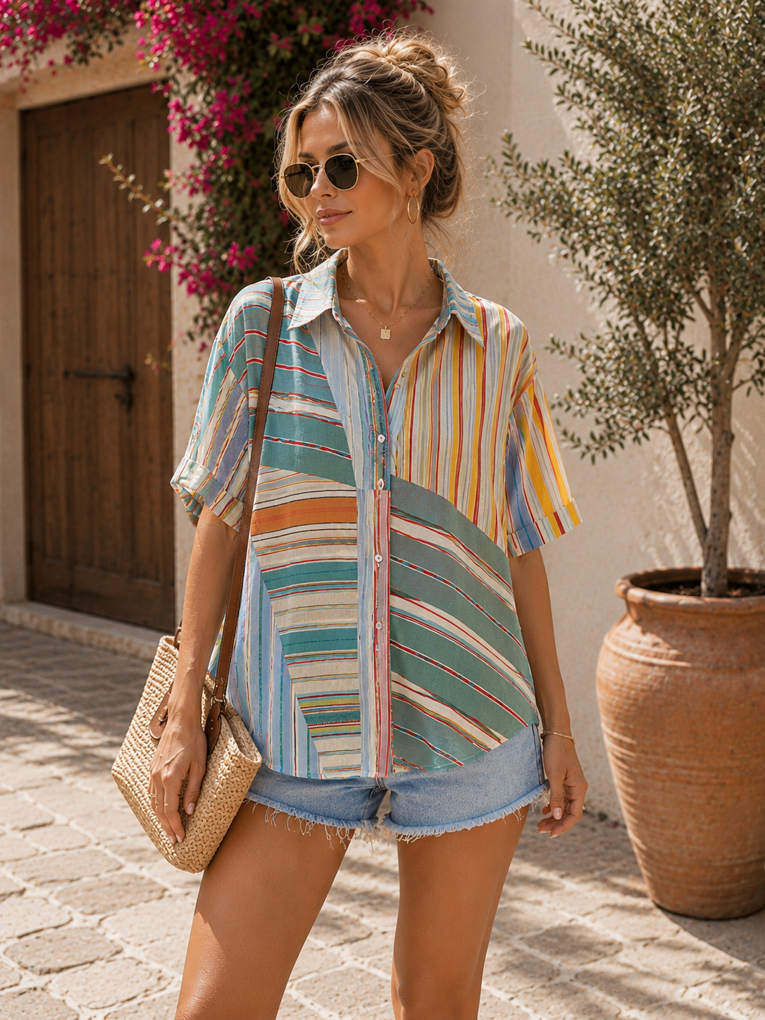 Linen Stripes Shirt