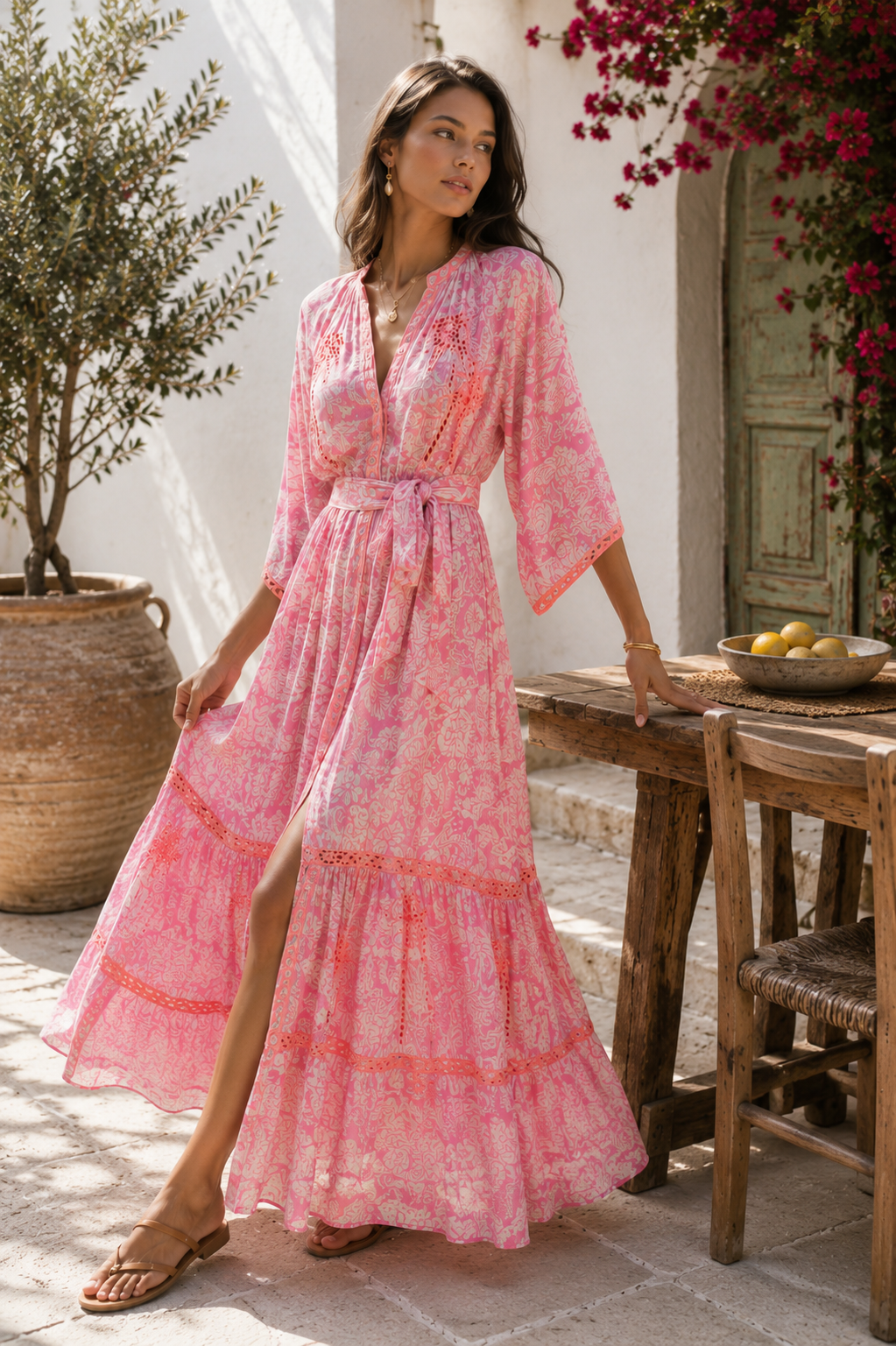 Pink Maxi Dress