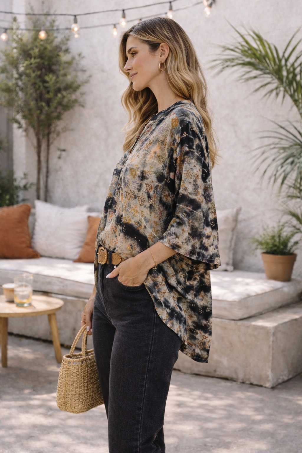 Silk Embroidered Blouse